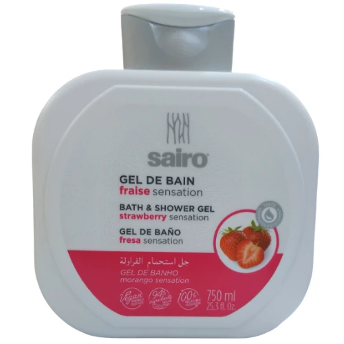 سايرو جل استحمام برائحة فراولة , 750 مل