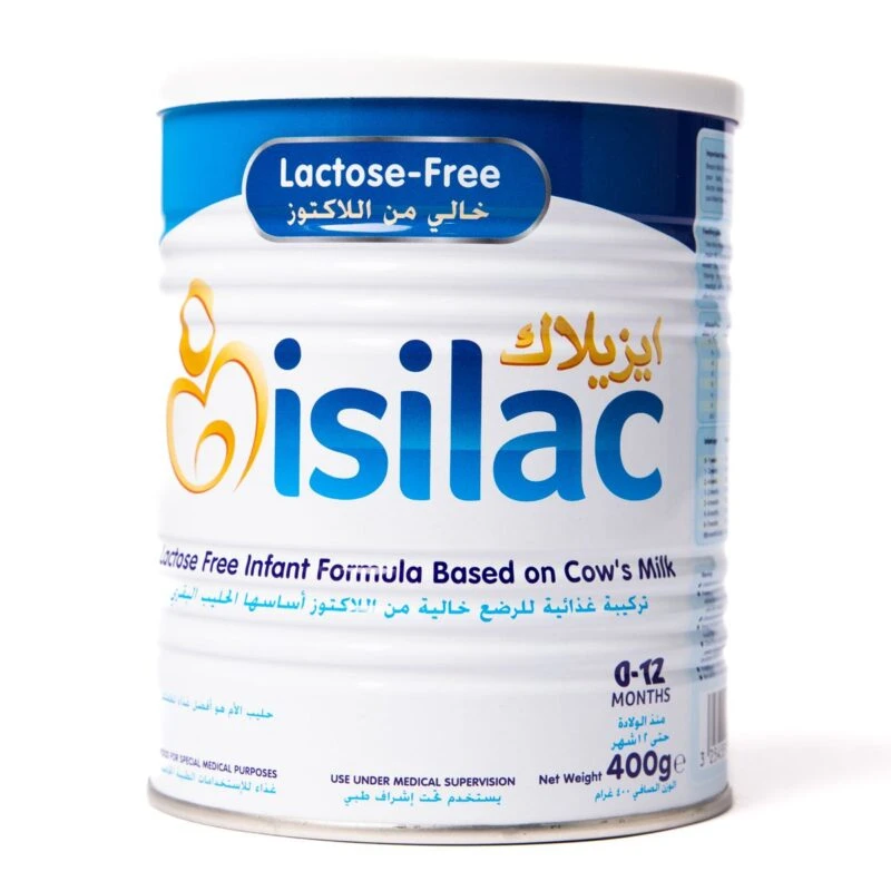إيزيلاك، LF حليب خالي من اللاكتوز للأطفال،  من 0-12 شهر – 400 جم