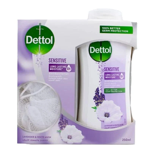 ديتول شاور جل  للعناية بالبشرة الحساسة - 250 مل