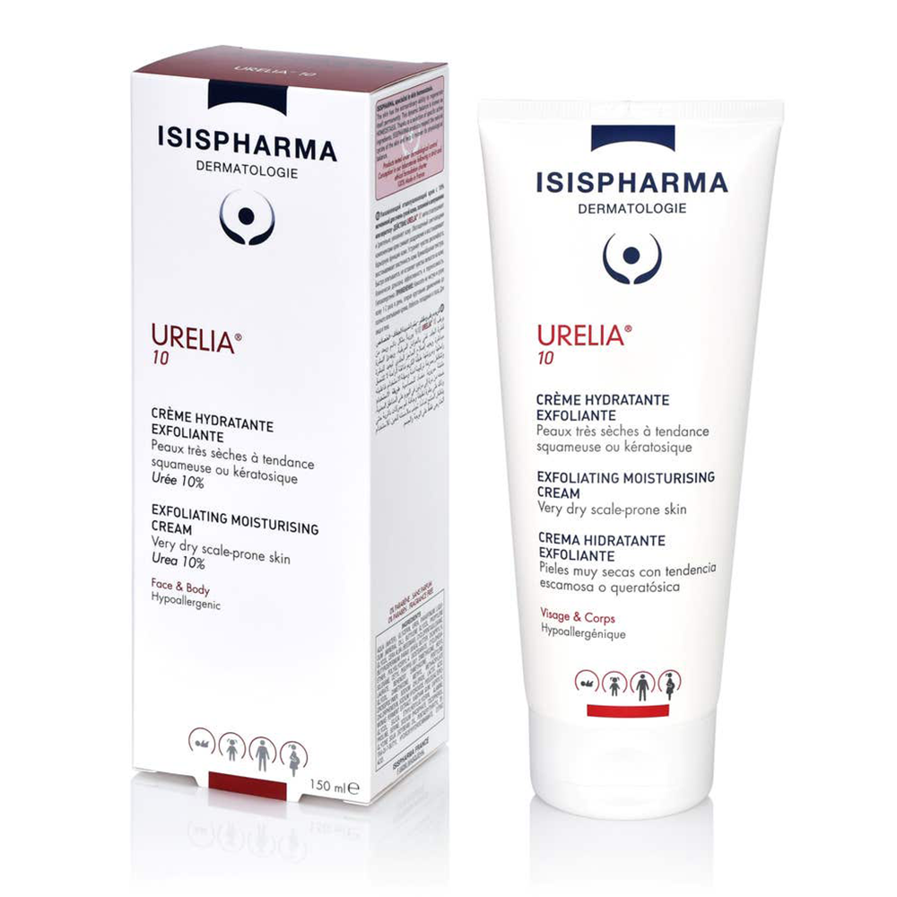 ايزيس فارما يورليا 10 كريم مقشر ومرطب للبشرة الجافة 150 مل