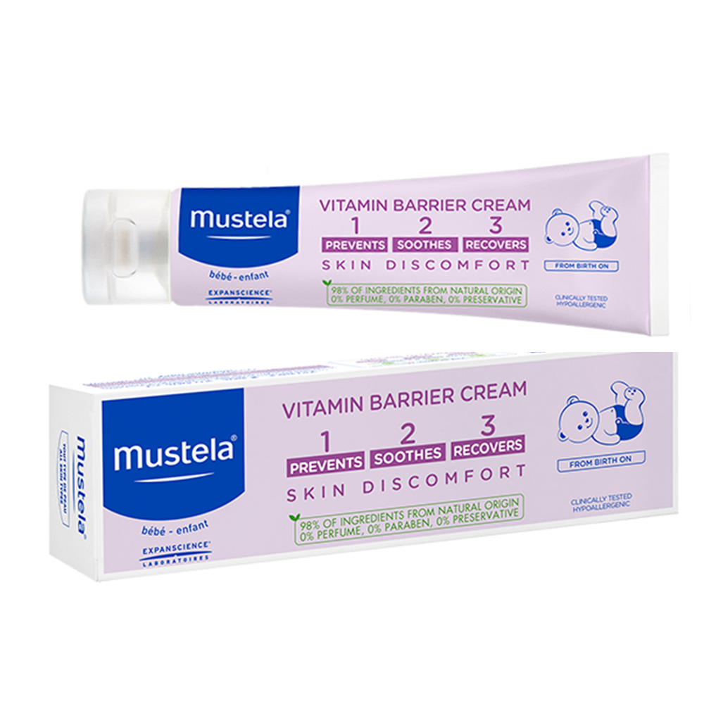 موستيلا كريم الفيتامين الواقي لتغيير الحفاضات 100 مل