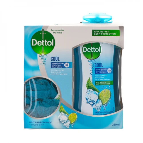 شاور جل ديتول كول مع ليفة - 250 مل