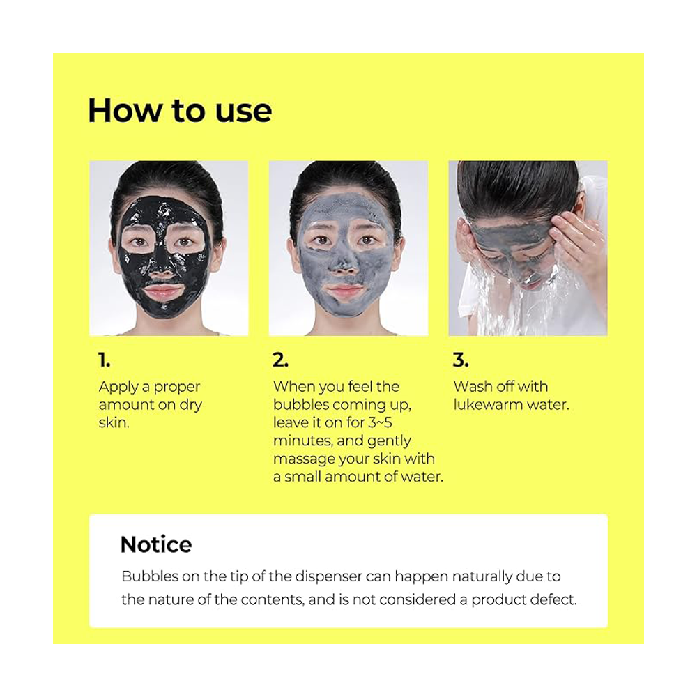 سوم باي قناع فقاعات منظف للمسام بالفحم واحماض الفا بيتا هيدروكسي 120 غرام