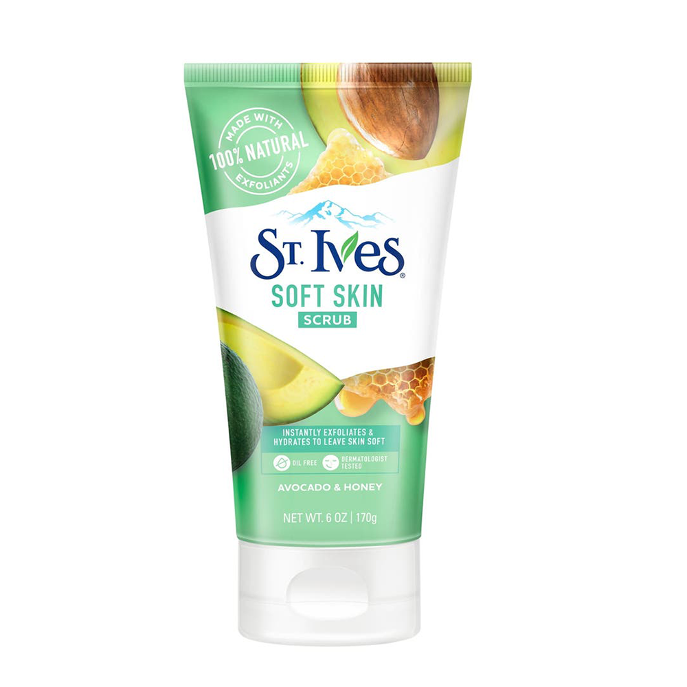سانت ايفز مقشر ناعم للبشرة بالعسل والأفوكادو 170 جم