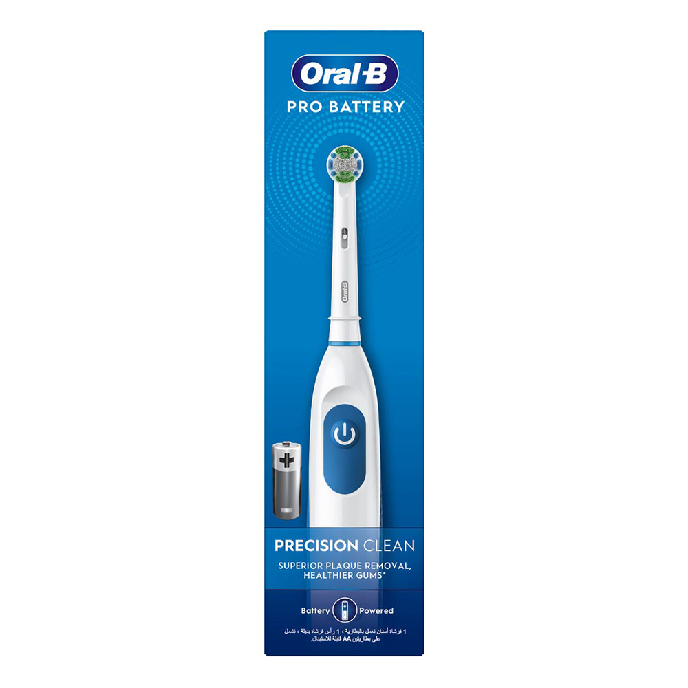 اورال بي، فرشاة اسنان، برو بطارية، تنظيف عميق - 1 جهاز