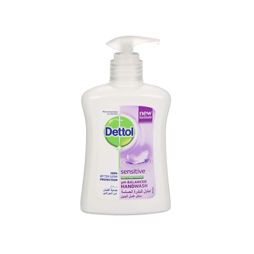 ديتول غسول اليدين للعناية بالبشرة الحساسة - 200 مل