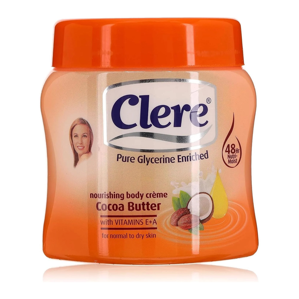 كريم مرطب للجسم بزبدة الكاكاو من كلير - 500مل