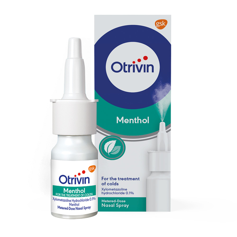 أوتريفين منثول، بخاخ للأنف، لأعراض البرد - 10 مل