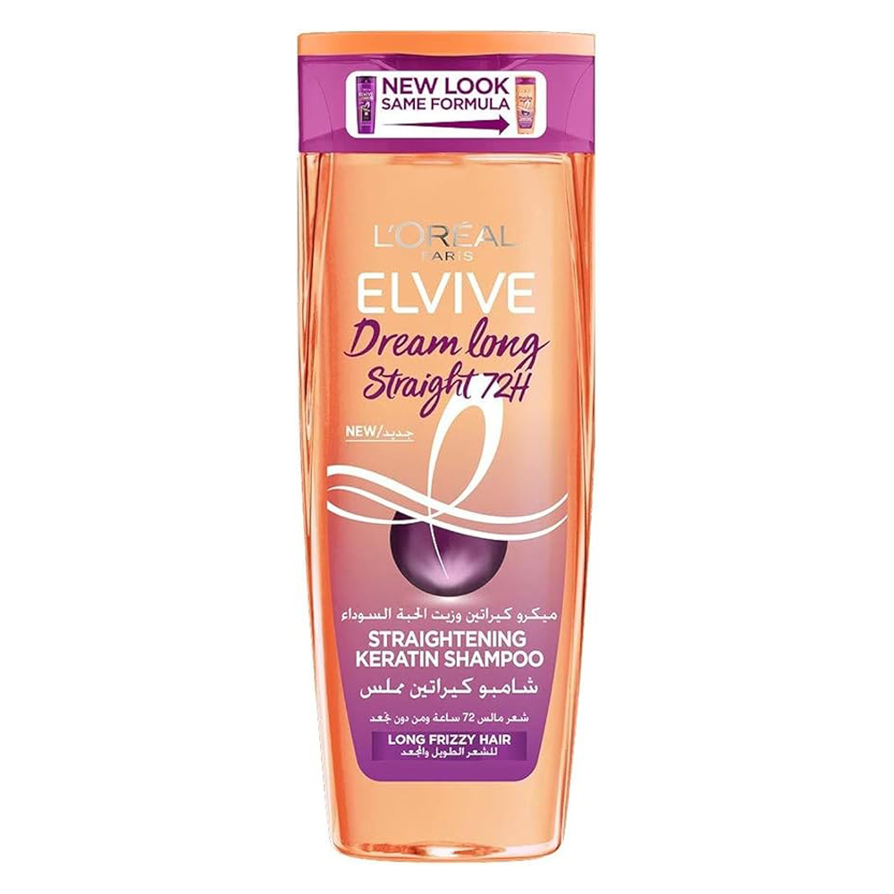 لوريال شامبو شعر ايلفيف طول الاحلام كيراتين مملس 400 مل