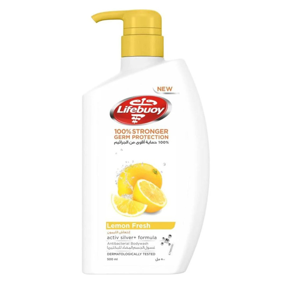 لايف بوي صابون سائل للاستحمام انتعاش الليمون - 500 مل