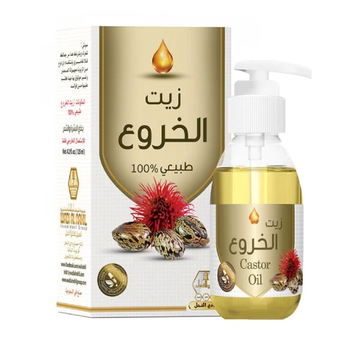 زيت الخروع للشعر طبيعي 100% من وادي النحل - 125 مل