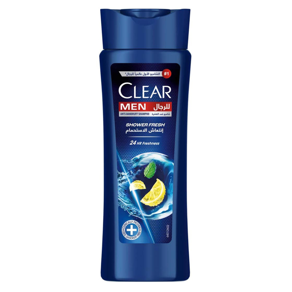 كلير شامبو الاستحمام للرجال بانتعاش الحمضيات والشاي الأخضر - 190 مل