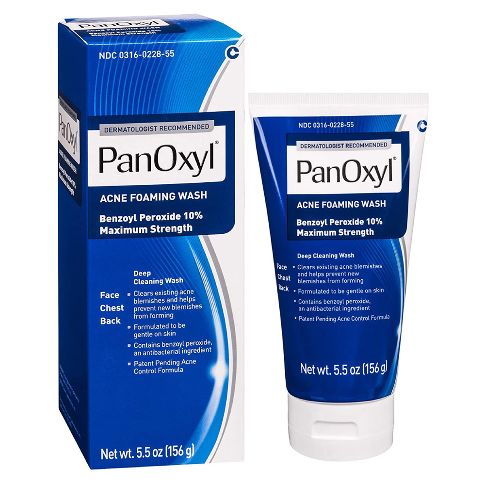 بانوكسيل 10% غسول رغوي لحب الشباب 156جم