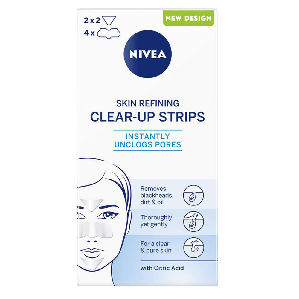 نيفيا فيزاج لصاقات للتنقية والتنظيف الأنف والذقن والجبهة 6 لاصقات - 1 عبوة