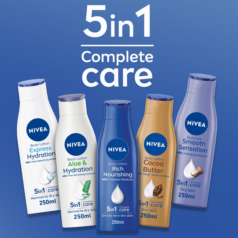 نيفيا لوشن للجسم عناية بتغذية مرطبة بزبدة الكاكاو - 250 مل