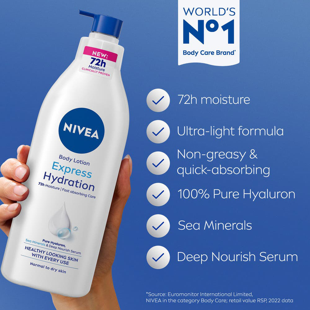 نيفيا لوشن للجسم لترطيب البشرة العادية إلى الجافة - 400 مل