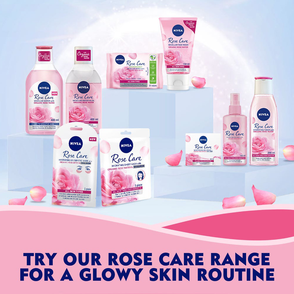 ماء ميسلر لإزالة المكياج ميسلاير بماء الورد من نيفيا 400 مل