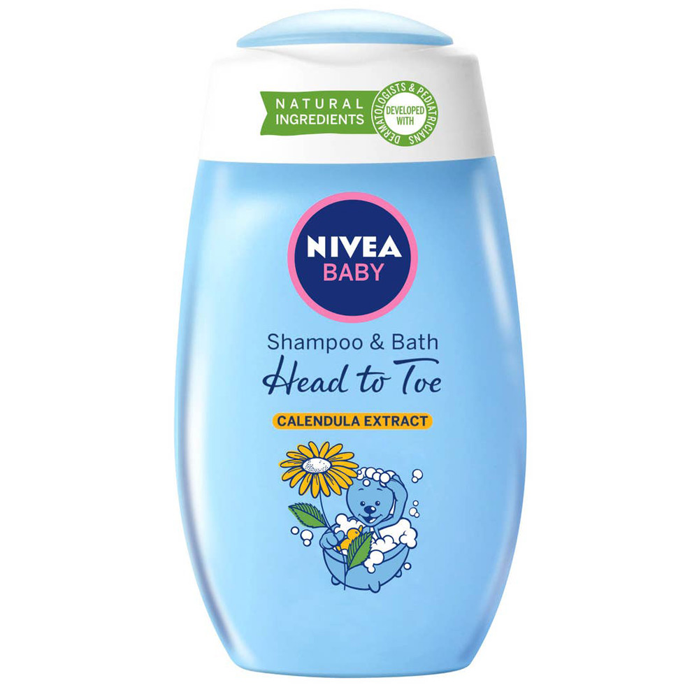 نيفيا بيبي شامبو وسائل استحمام من الرأس للقدم بخلاصة الكالينديولا - 200 مل