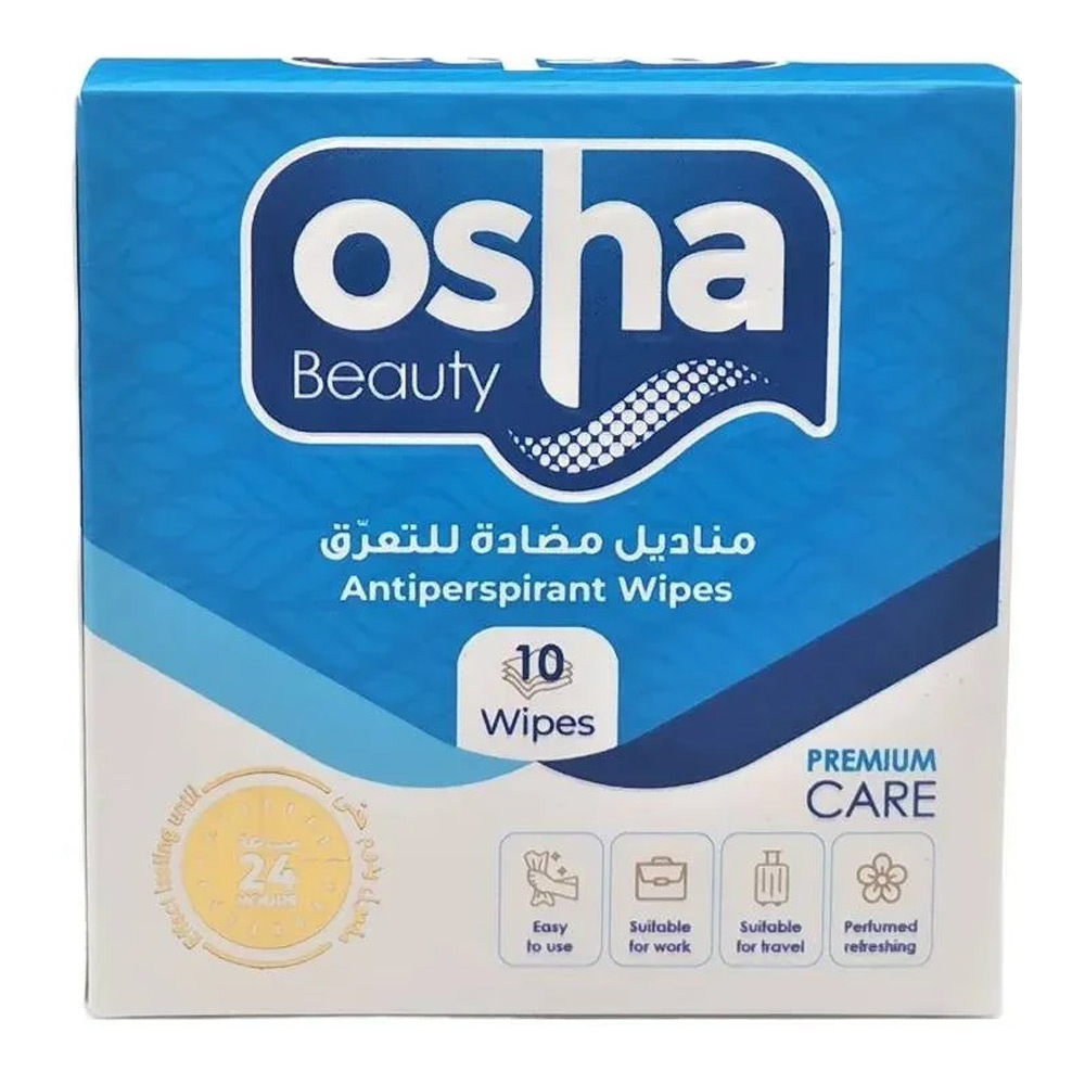اوشا بيوتي مناديل مضادة للتعرق للرجال 10 مناديل