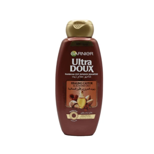 شامبو جارنييه الترا دوكس  بزيوت الخروع و اللّوز - 400 مل