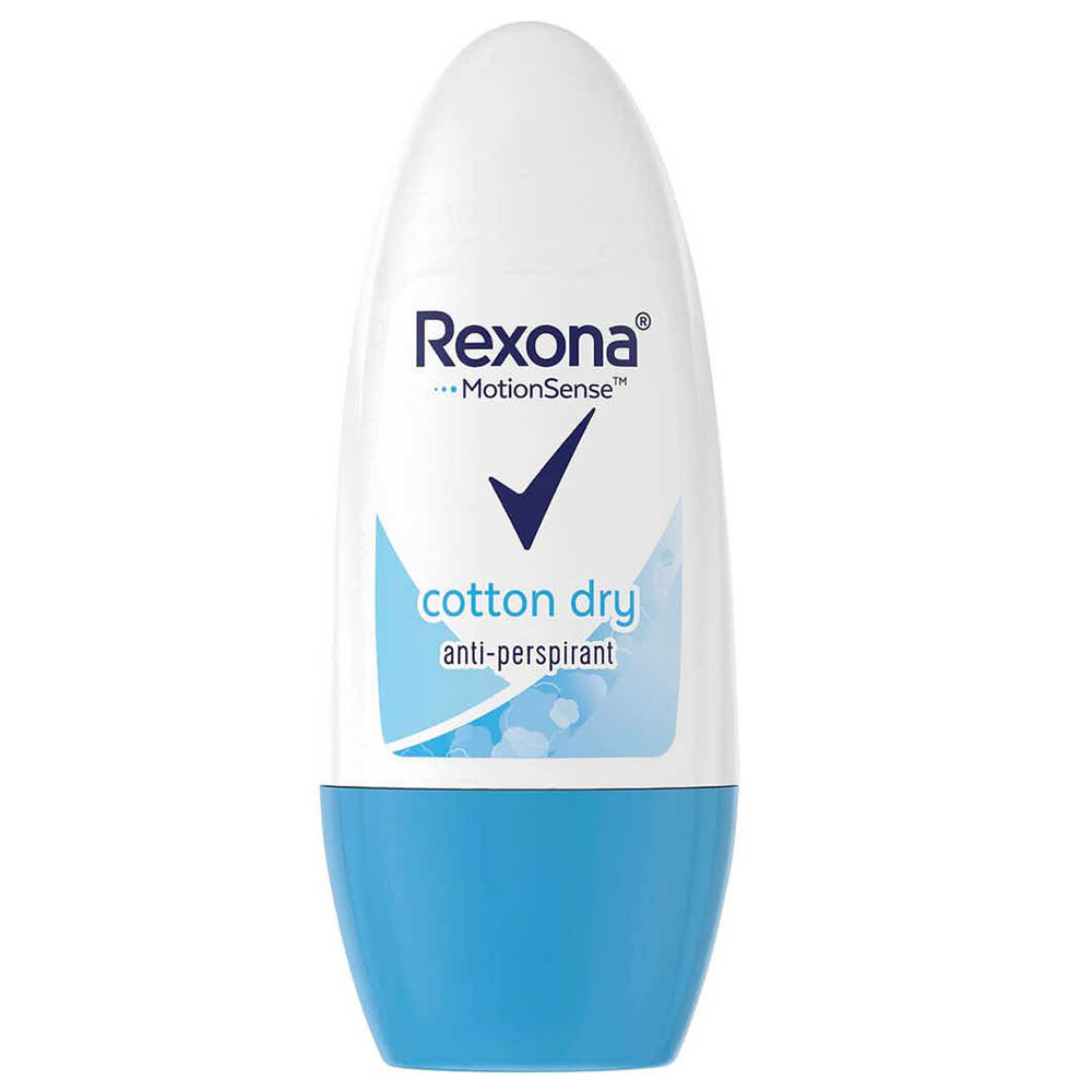 مزيل للعرق ريكسونا رول للسيدات قطن دراى 50 مل