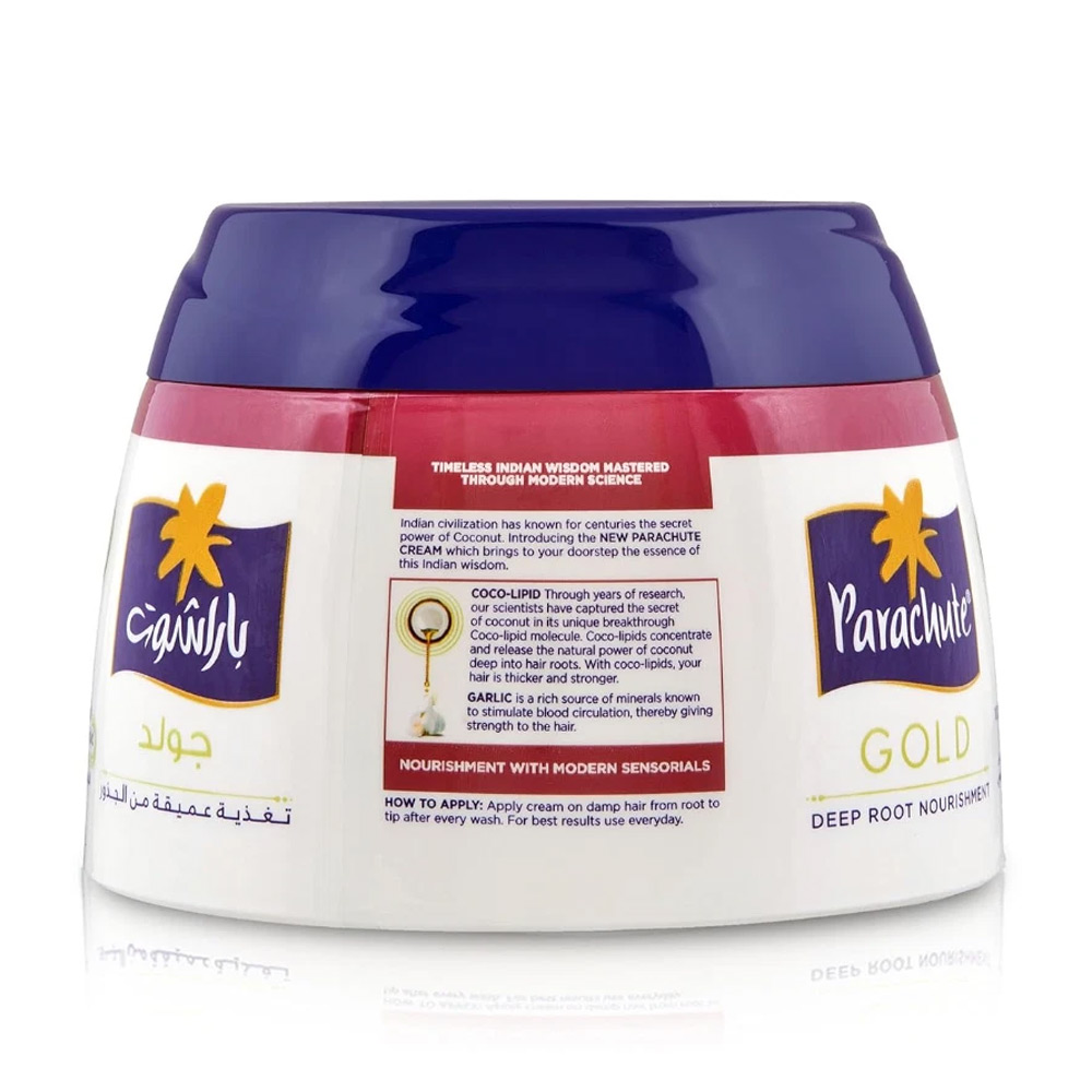 باراشوت جولد كريم ضد تساقط الشعر بجوز الهند والثوم - 140 مل