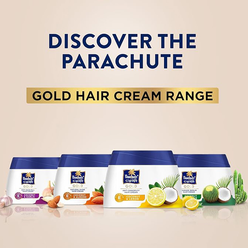كريم باراشوت جولد مقاوم للقشرة من جوز الهند والليمون - 140 مل