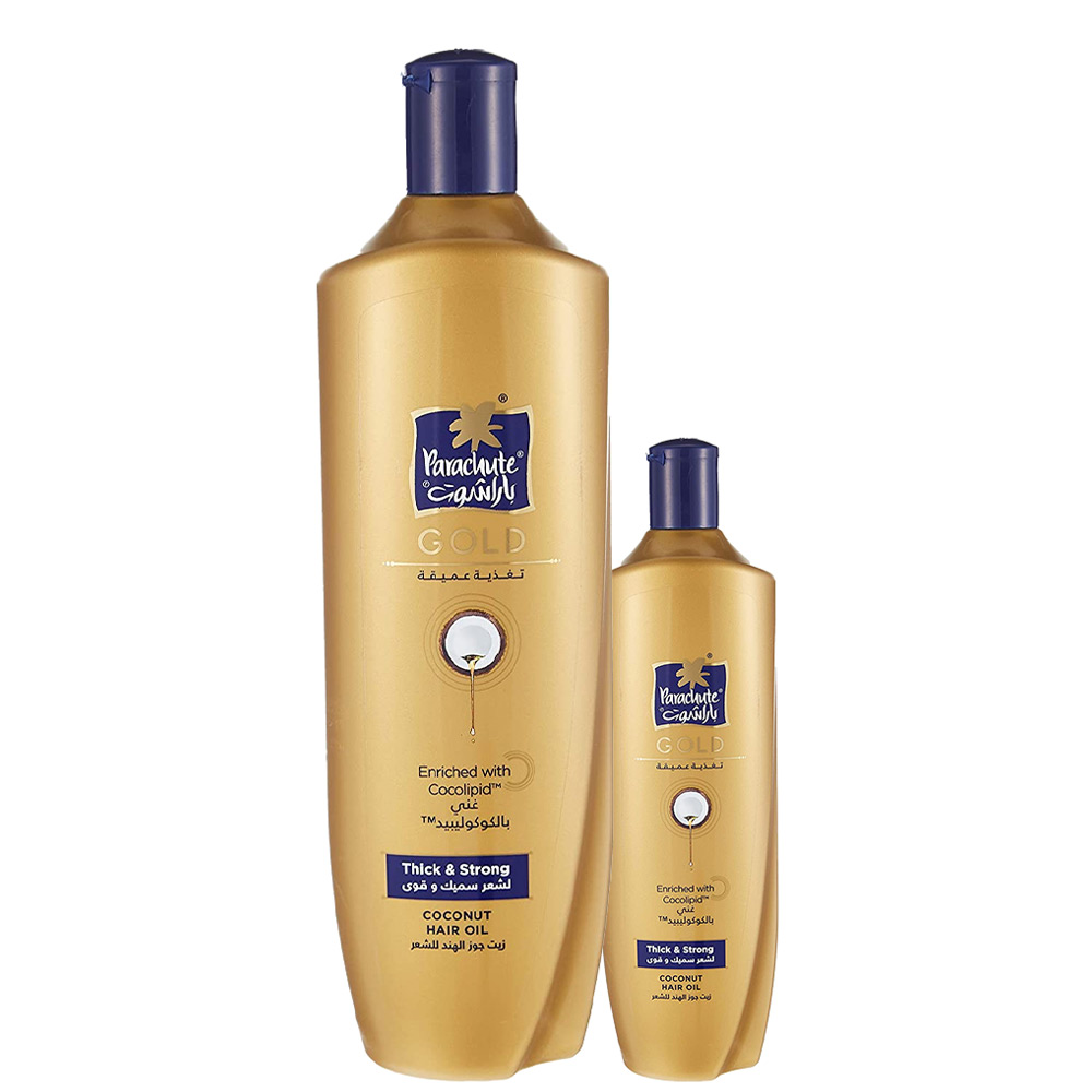زيت جوز الهند للشعر جولد من باراشوت ( 400مل + 100مل )
