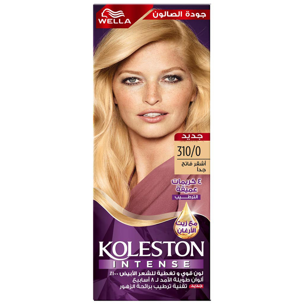كوليستون صبغة شعر اشقر بلاتيني + مظهر 310/0