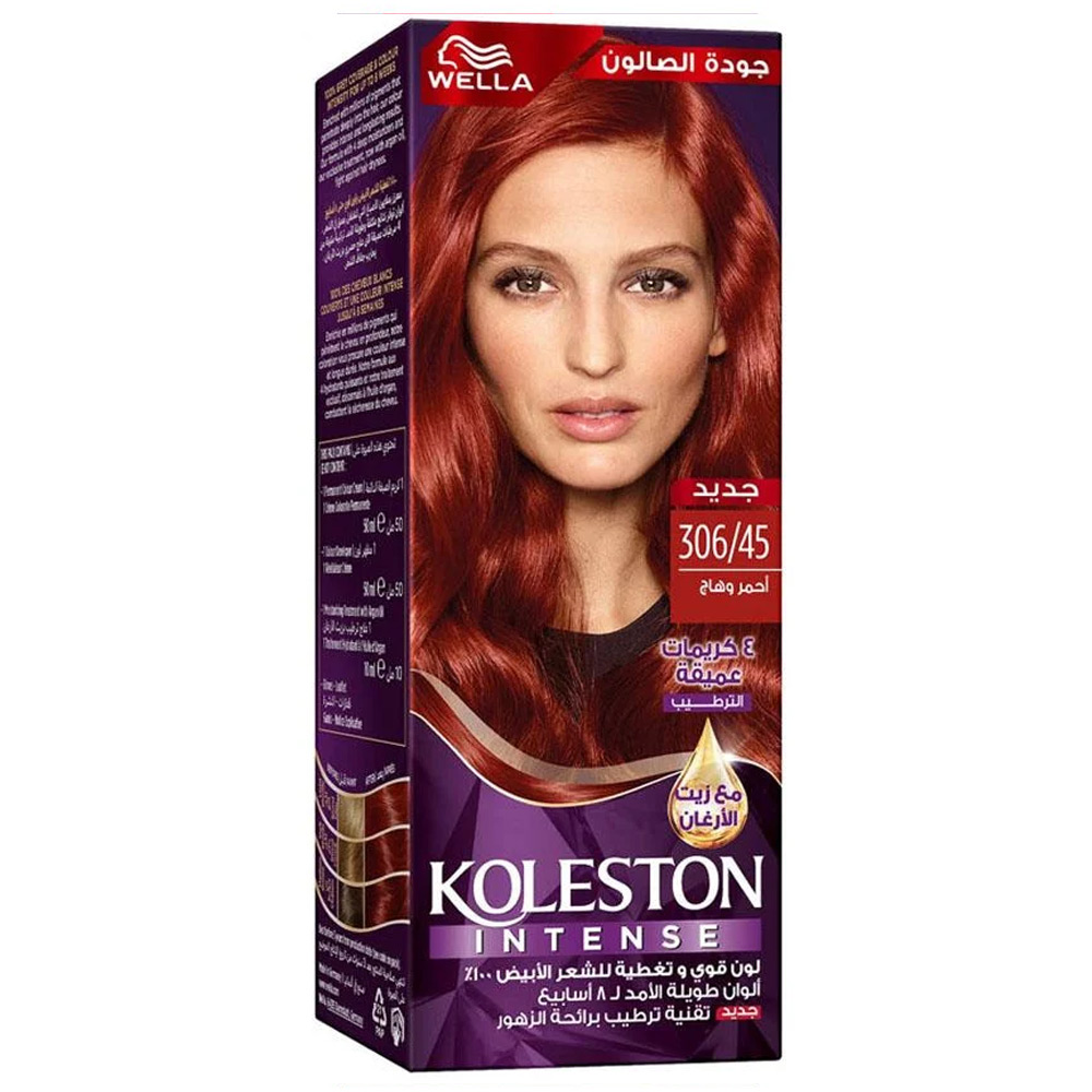 ويلا كوليستون صبغة شعر احمر رماني 306/45