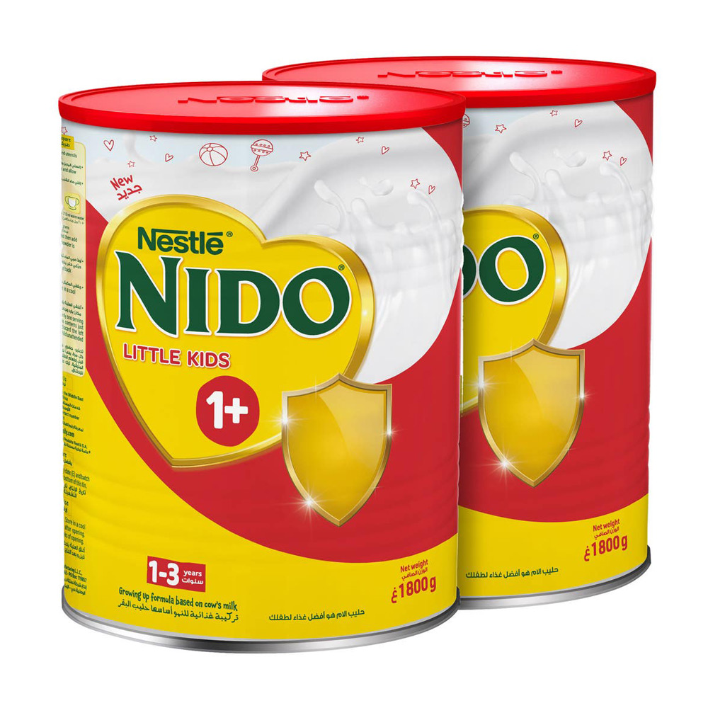 نيدو 1 بلس عبوة مزدوجة  2*1800 جم