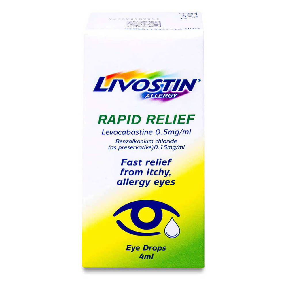 ليفوستين نقط للعين يخفف من احمرار العين - 4 مل