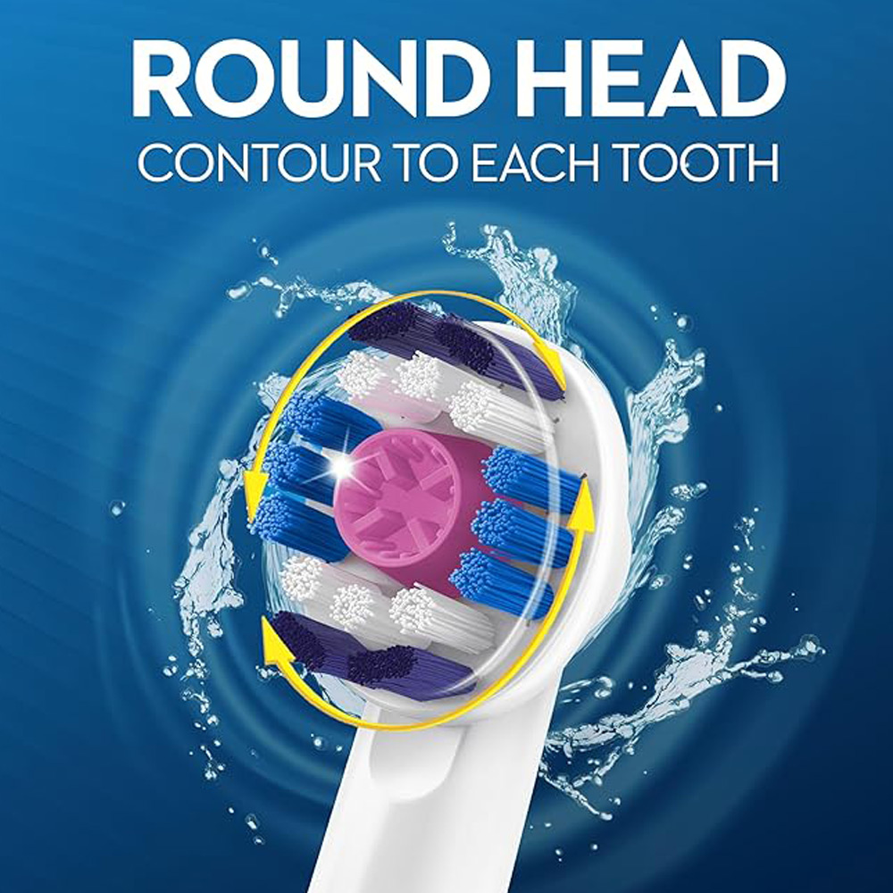 اورال بي فرشاة اسنان كهربائية فيتاليتي 100 (وردي)