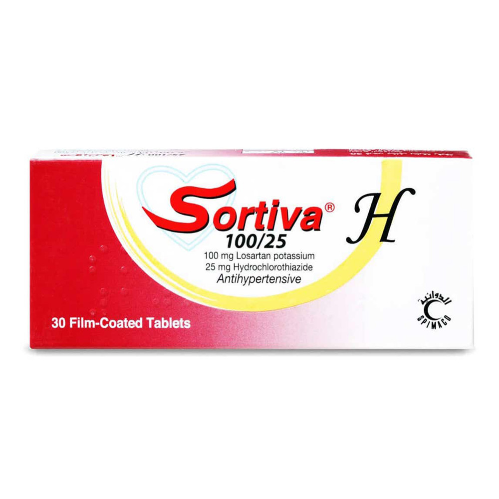سورتيفا - اتش 100/25 مجم 30 قرص