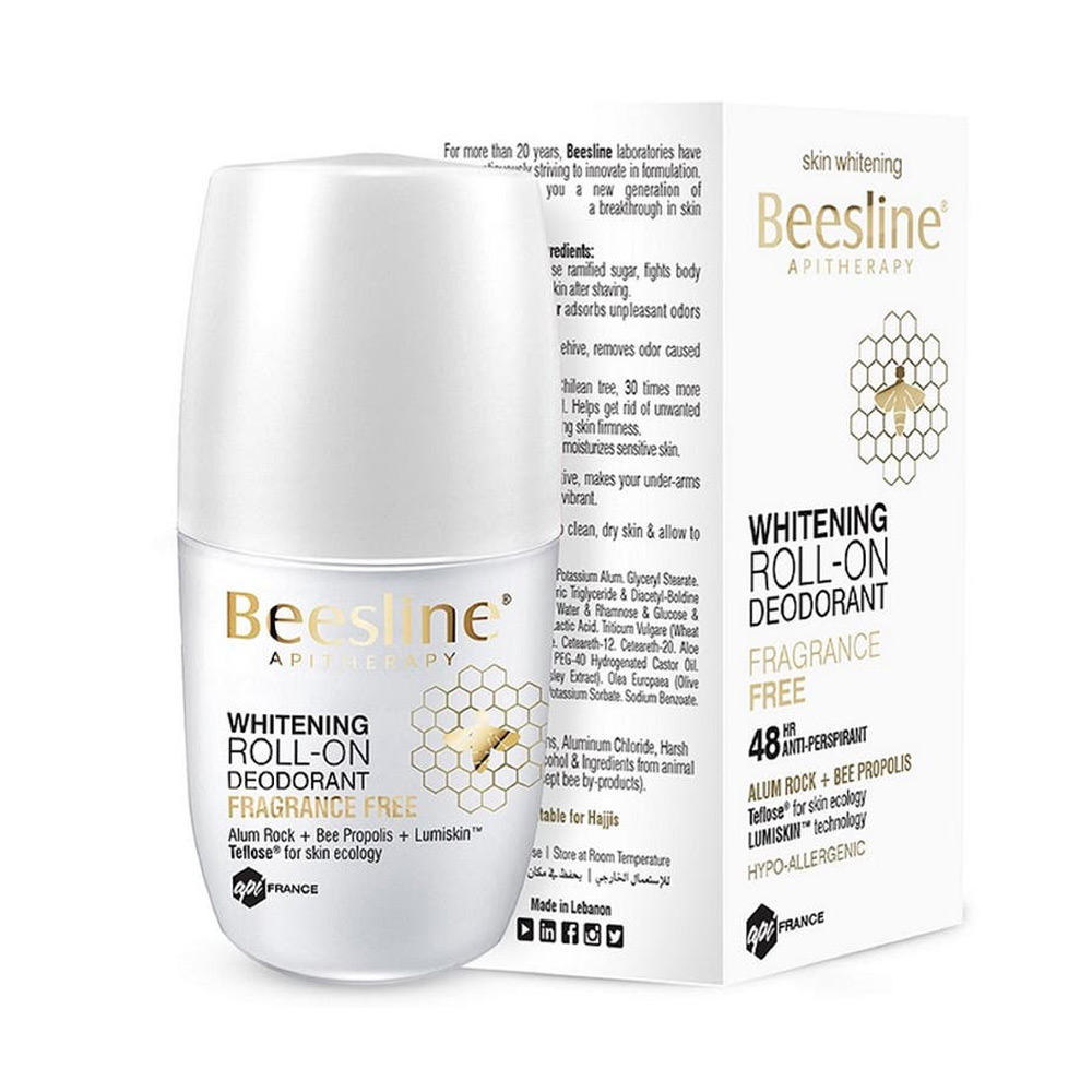 بيزلين مزيل الرائحة رول اون لتفتيح البشرة لمسة خفية 50 مل