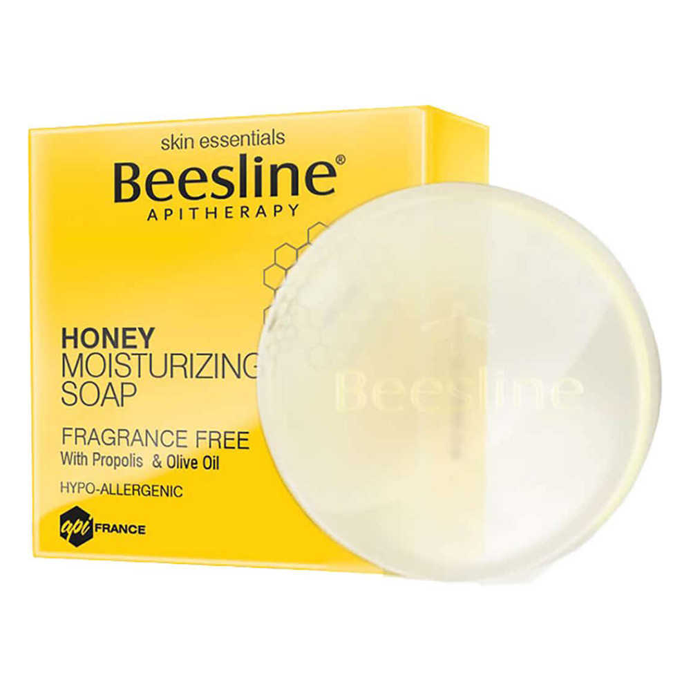 بيزلين صابونه عسل غير معطر خلاصة صمغ النحل وزيت الزيتون،للبشرة الحساسة  60 جم