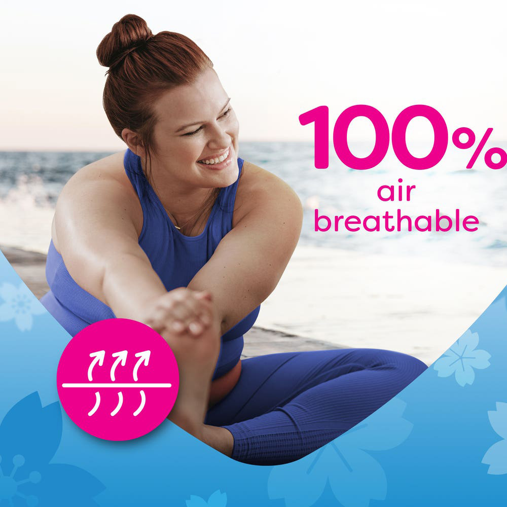 كيرفري فوط يومية غير معطرة حجم عادي ملمس القطن عبوة 56  +20 فوطة