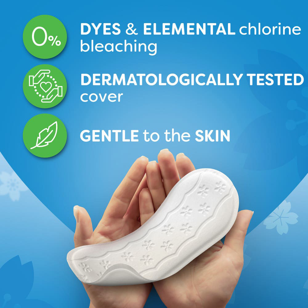 كيرفري فوط يومية غير معطرة حجم عادي ملمس القطن عبوة 56  +20 فوطة