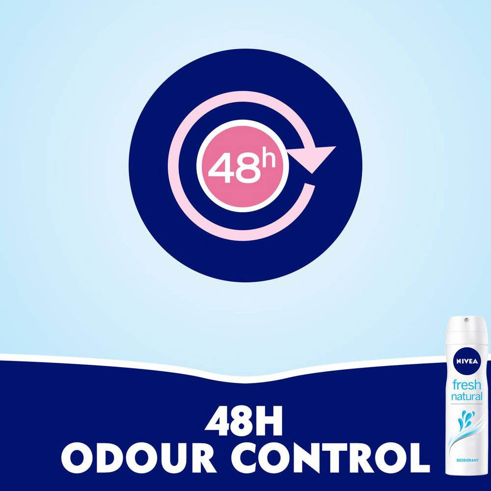 نيفيا، بخاخ، مزيل عرق، ناتشورال فيرنيس، مع تفتيح للبشرة، للنساء - 200 مل