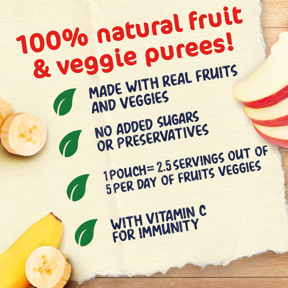 سيريلاك مهروس فواكه موز وتفاح، للأطفال من عمر 6+ أشهر - 90 جم