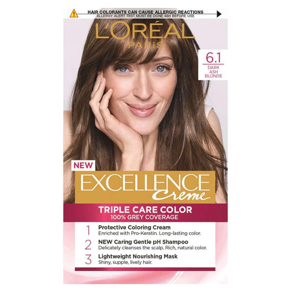لوريال اكسيلينس صبغة شعر أشقر غامق رقم 6.1 - 1 عبوة