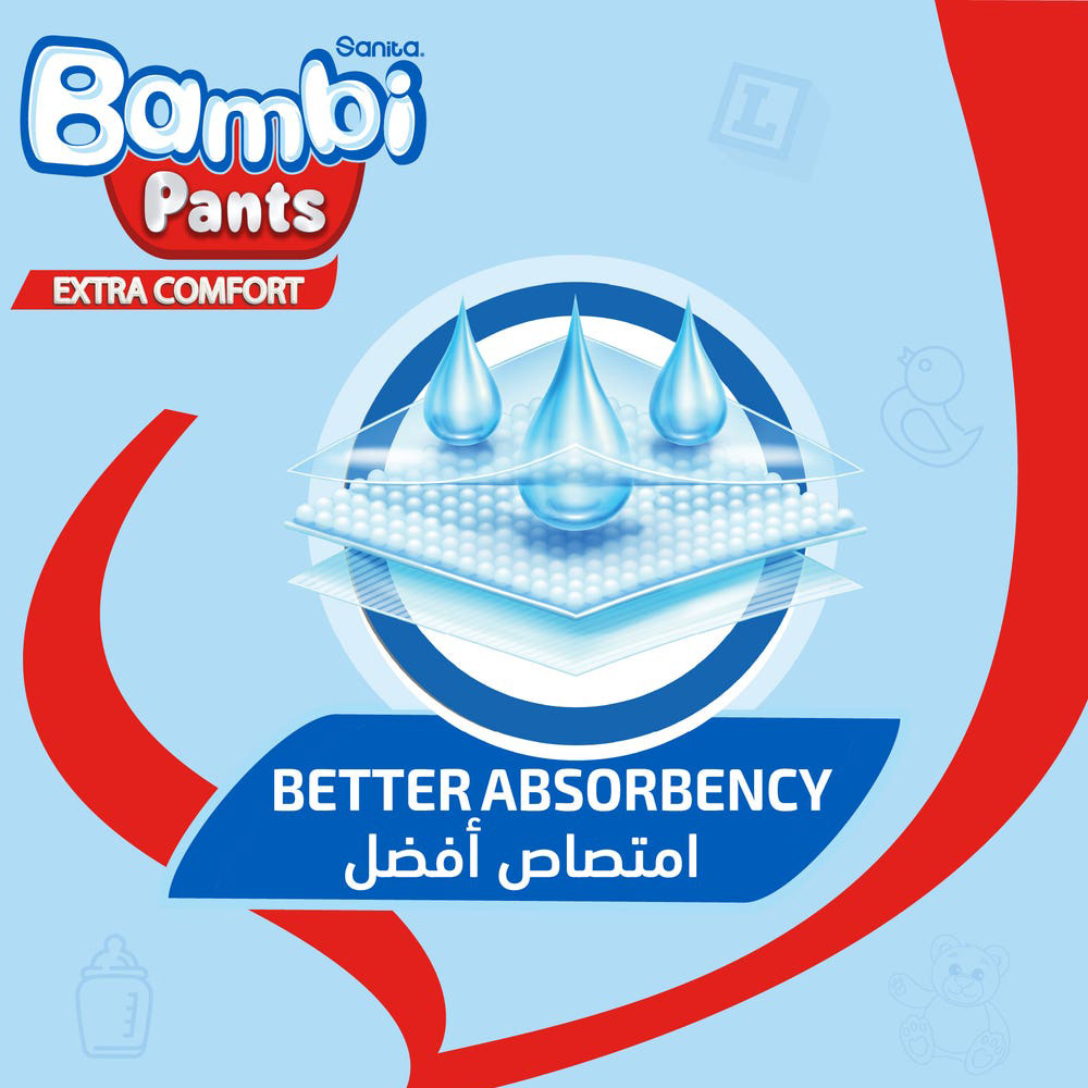 بامبي كلوت (6) عبوة جامبو  40 قطعة