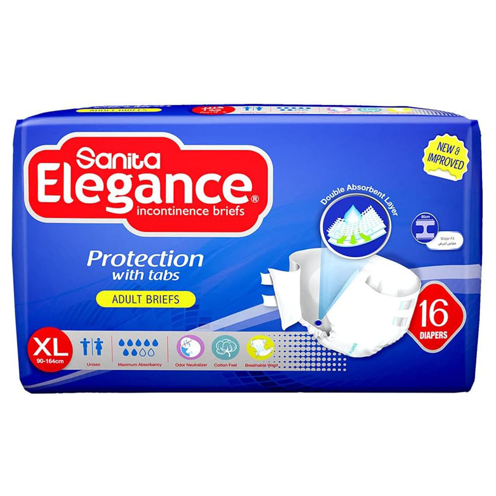 حفاضات كبار السن سانيتا اليغنس مقاس (Xl) 16 قطعة