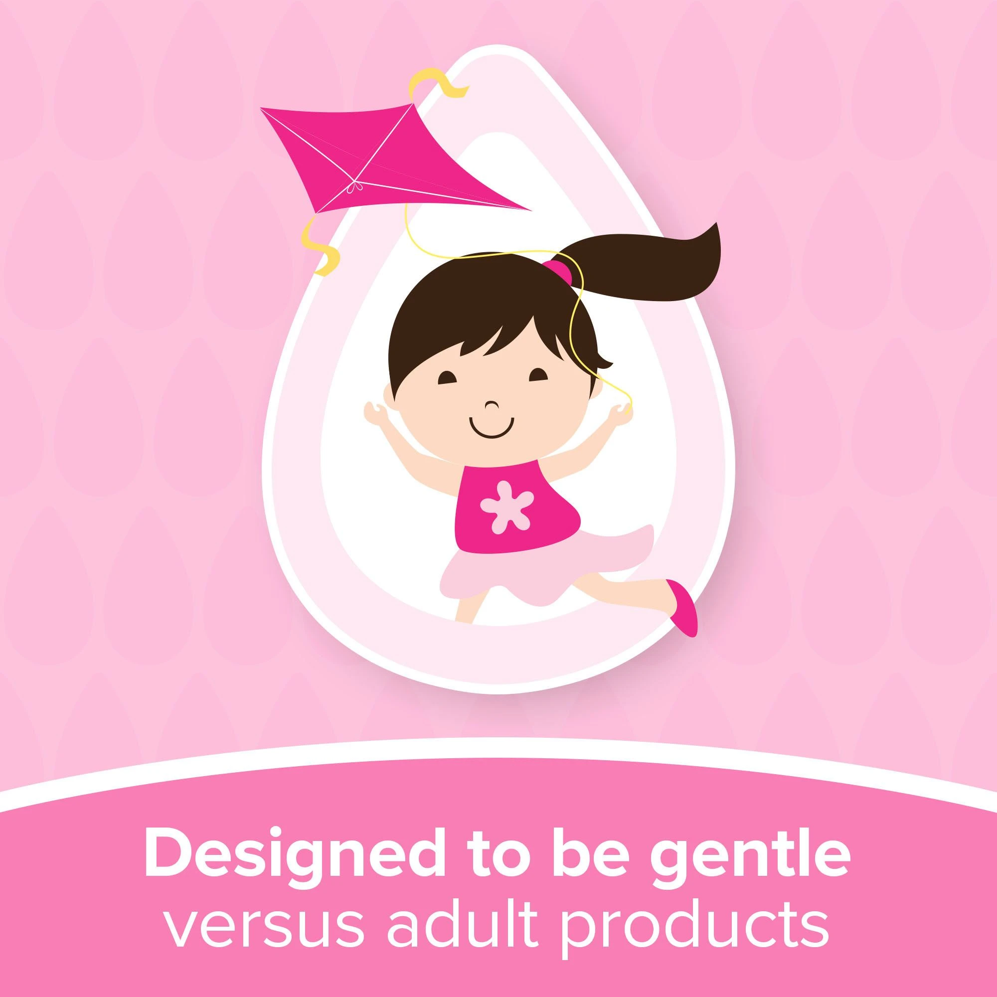 شامبو جونسون للأطفال القطرات اللامعة للصغار للشعر الطويل والمموج - 300 مل