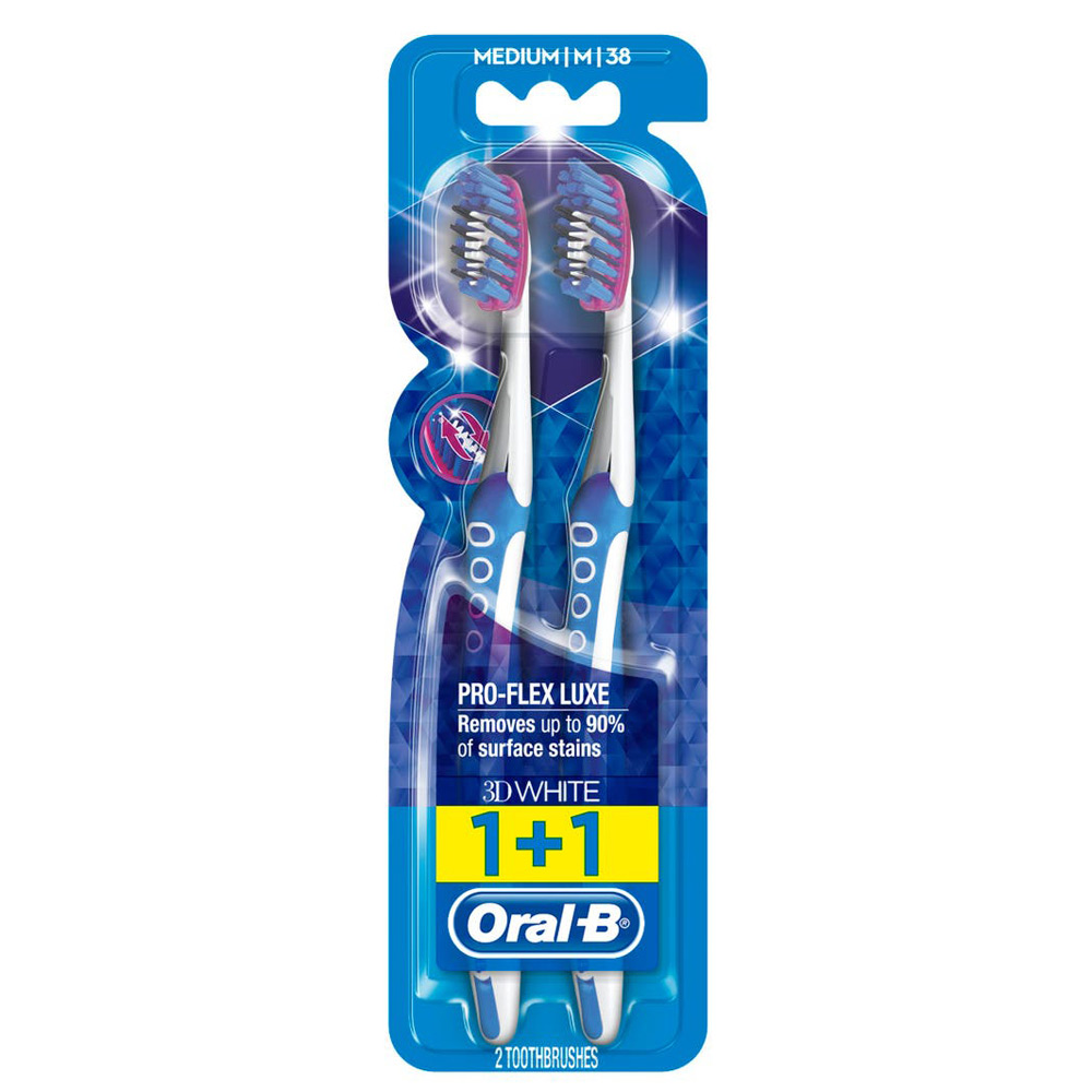 أورل بي فرشاء أسنان 3D وائيت فريش وسط 1+1