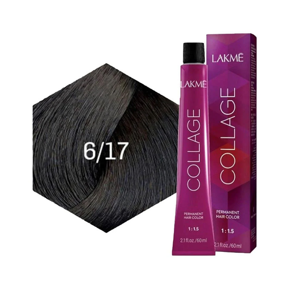 لاكمي كولاج صبغة شعر 6/17 - اشقر رمادي غامق