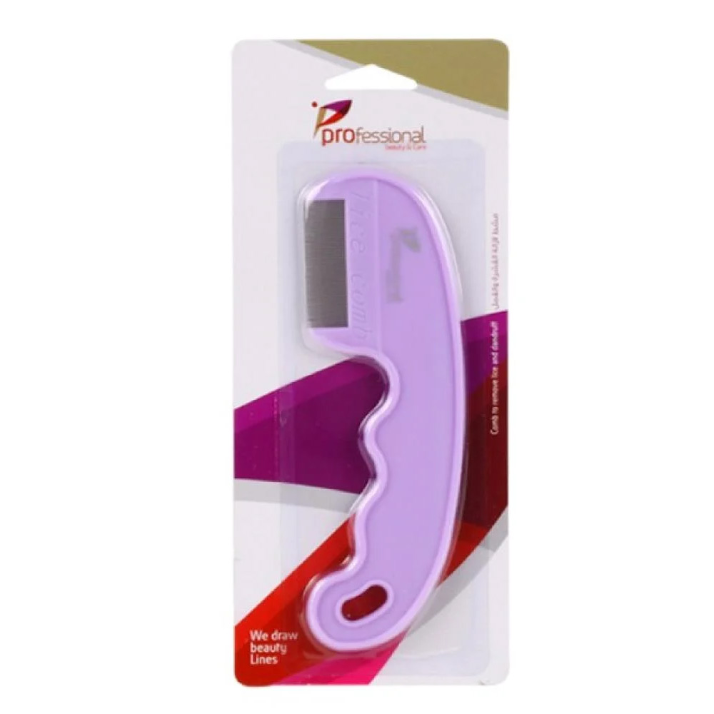 بروفيشنال مشط حديد بمقبض للقشرة والقمل 101B