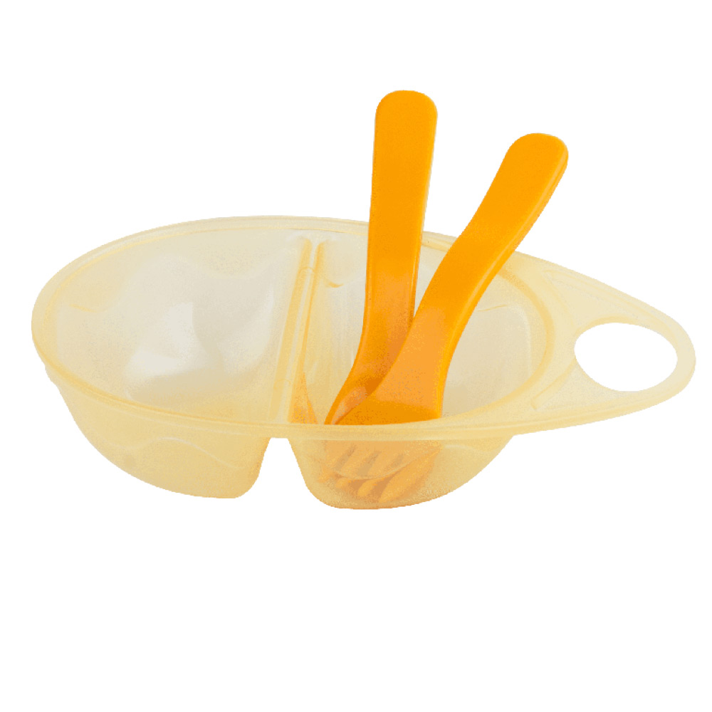 بيبي زون ملعقة وشوكة أطفال - 8442