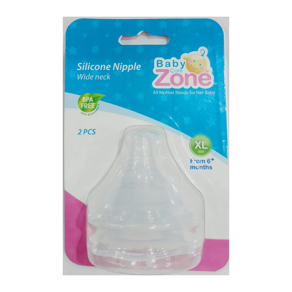 حلمتين سليكون بكرت من بيبي زون مقاس –XL