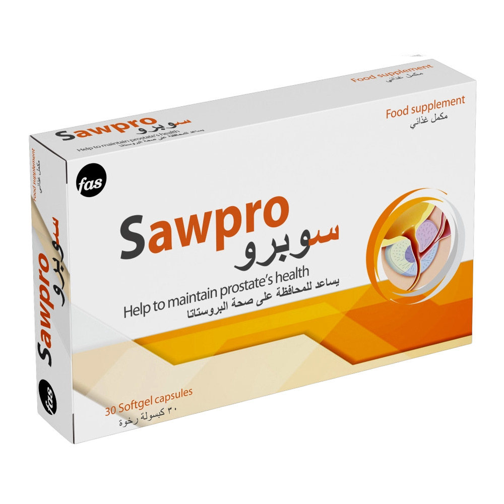 مكمل غذائي سو برو برو بروستاتا 30 كبسولة